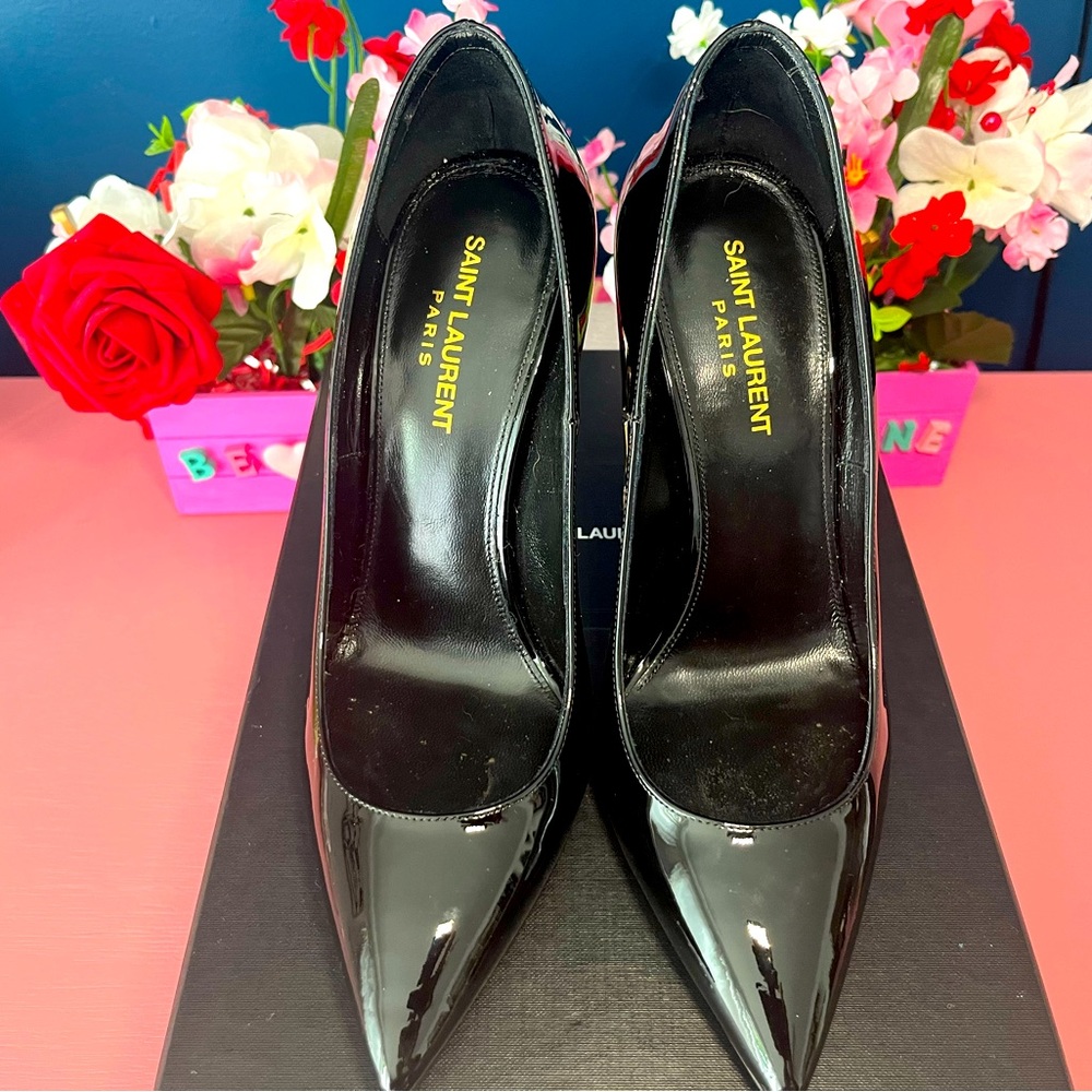 YSL closed toe heels